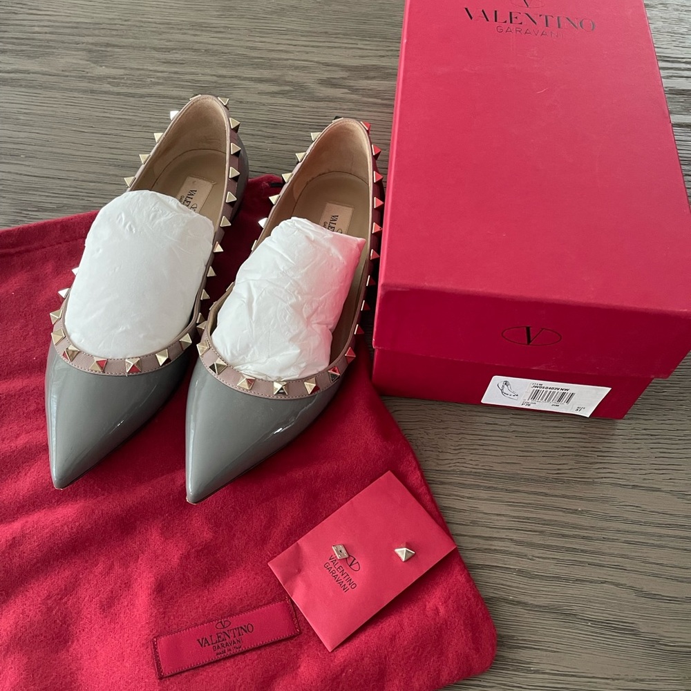 Valentino Garavani Rockstud ballerina Flat